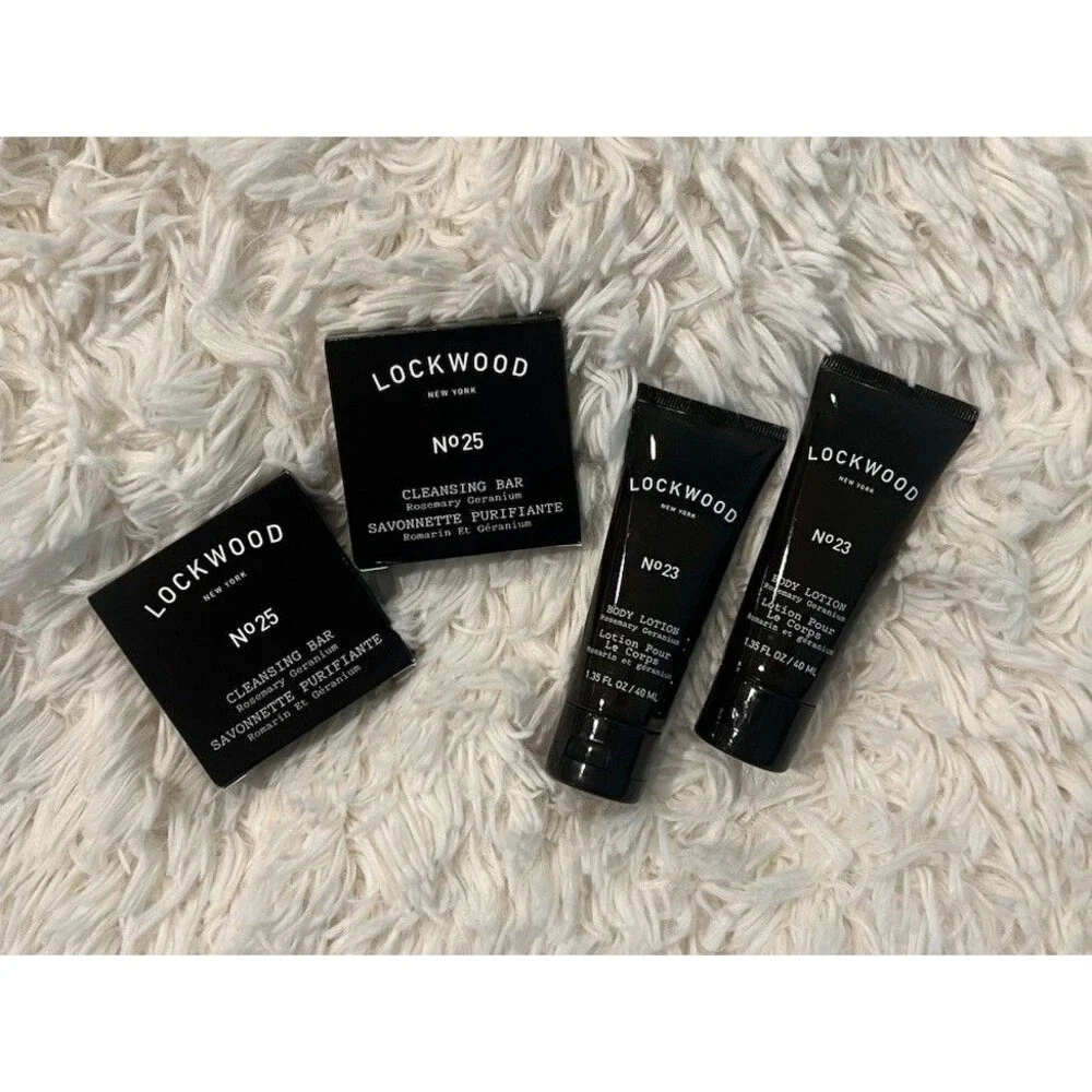 Lockwood New York by Gilchrist & Soames Body Lotion & Cleaning Bar (Set of 4)